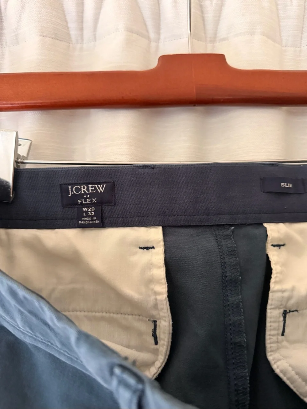 J. Crew Men's Chinos in Slate Blue